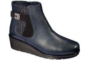 CALZATURA NIKI BUCKLE LEA-W NAVY BLUE 40 PELLE COLLEZIONE AW20