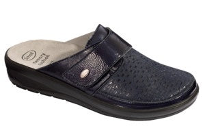 CALZATURA MAUREEN ELASYNPAT-W NAVY BLUE 40 TESSUTO ELASTICIZZATO + SIMIL VERNICE COLLEZIONE AW20