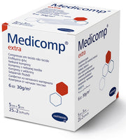 MEDICOMP EXTRA GARZA COMPRESSA IN TNT 5X5CM 50 PEZZI