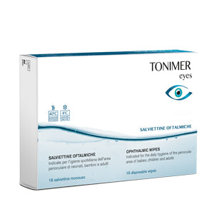 TONIMER EYES SALVIETTINE OFTALMICHE 16 PEZZI - TONIMER EYES SALVIETTINE OFTALMICHE 16 PEZZI