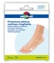 PROTEZIONE ADESIVA MULTIUSO MASTER-AID FOOTCARE RITAGLIABILE50X9,5 CM A6