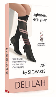 SIGVARIS DELILAH 70 DENARI MESH GAMBALETTO PUNTA APERTA SKIN3