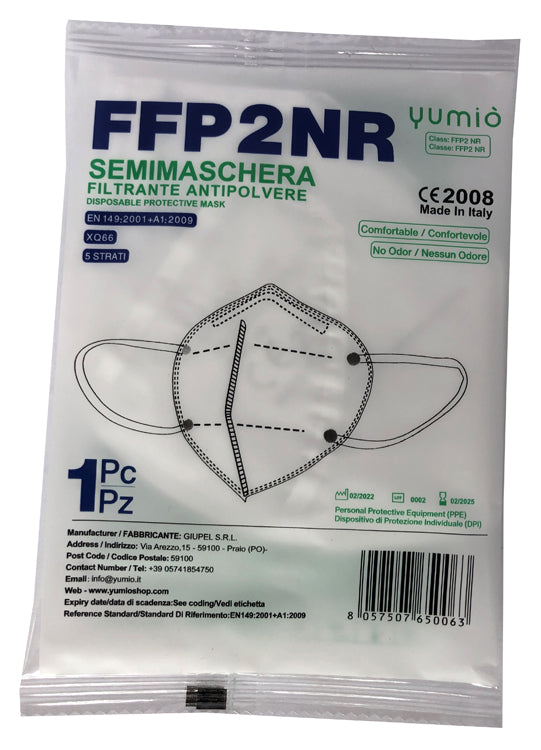 MASCHERINA SEMIFILTRANTE XQ66 FFP2 NR 1 PEZZO