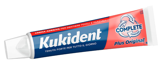 KUKIDENT PLUS ORIGINAL CREMA ADESIVA DENTIERE 65 G