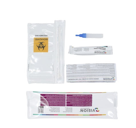 TEST ANTIGENICO RAPIDO COVID-19 VISION AUTODIAGNOSTICO DETERMINAZIONE QUALITATIVA ANTIGENI SARS-COV-2 IN TAMPONI NASALIMEDIANTE IMMUNOCROMATOGRAFIA 1 PEZZO