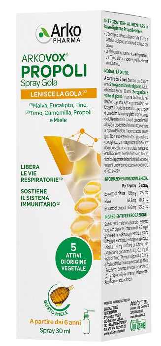 ARKOVOX PROPOLI SPRAY 30 ML - ARKOVOX PROPOLI SPRAY 30 ML