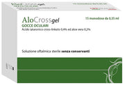 ALOCROSS SOLUZIONE OFTALMICA ACIDO IALURONICO CROSS-LINKATO0,2% E ALOE VERA 15 MONODOSE DA 0,35 ML