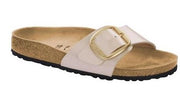 PIANELLE BIRKENSTOCK BI-SSI MADRID BIG BUCKLE PEARL WHITE BIRKO FLOR GRACEFUL 36