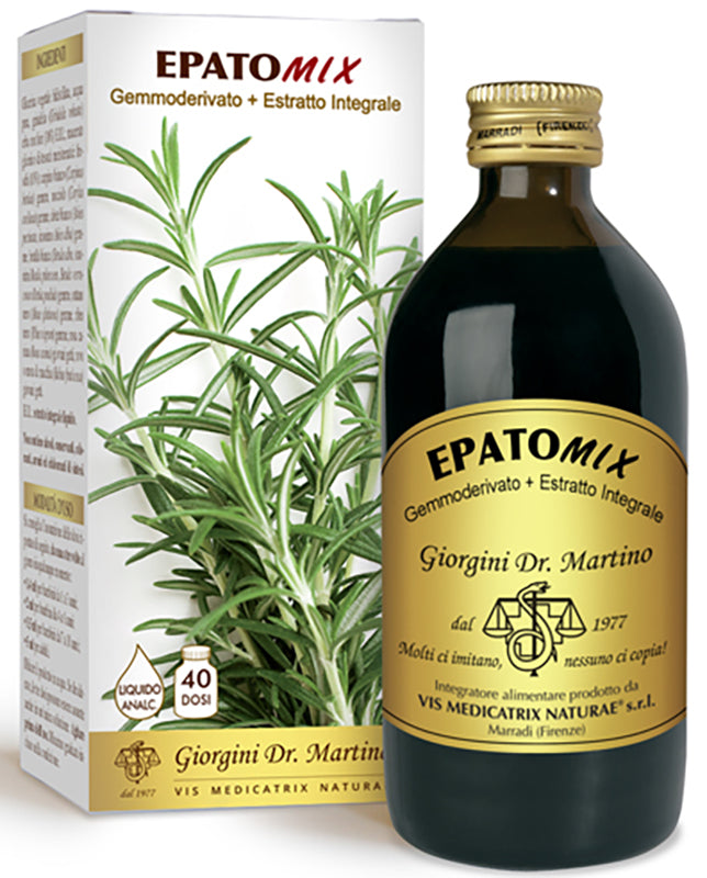 EPATOMIX GEMMODERIVATO + ESTRATTO INTEGRALE SENZA ALCOOL 200ML