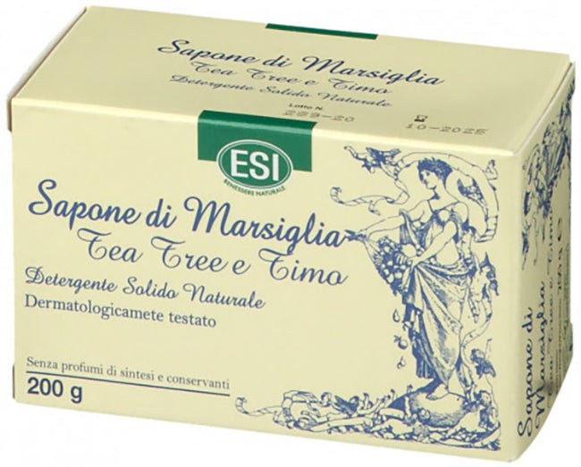 ESI SAPONE DI MARSIGLIA TEA TREE 200 G - ESI SAPONE DI MARSIGLIA TEA TREE 200 G
