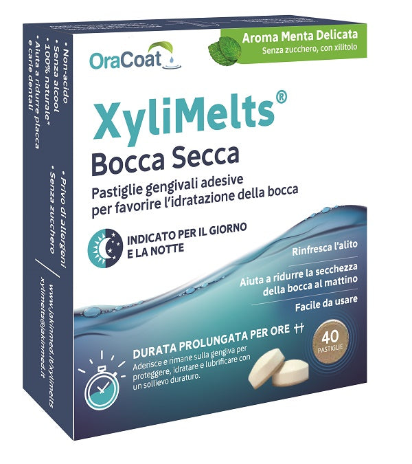 XYLIMELTS 40 PASTIGLIE MENTA DELICATA - XYLIMELTS 40 PASTIGLIE MENTA DELICATA