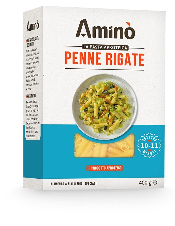 AMINO' LA PASTA APROTEICA PENNE RIGATE 400 G