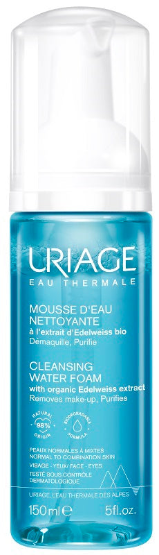 URIAGE MOUSSE D'EAU NETTOYANTE 150 ML - URIAGE MOUSSE D'EAU NETTOYANTE 150 ML