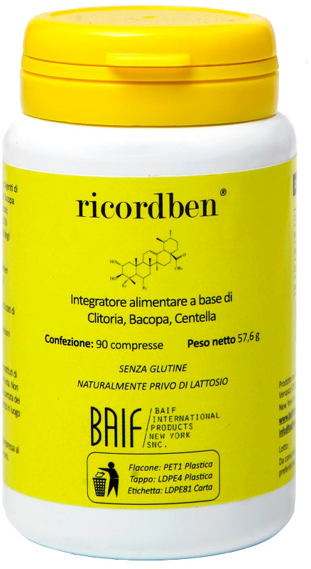 RICORDBEN 90 COMPRESSE - RICORDBEN 90 COMPRESSE