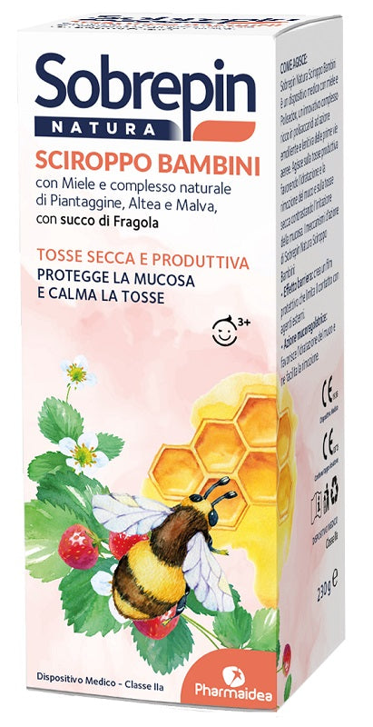 SOBREPIN NATURA SCIROPPO BAMBINI 180 ML - SOBREPIN NATURA SCIROPPO BAMBINI 180 ML