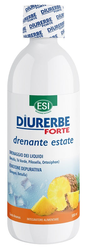 ESI DIURERBE FORTE DRENANTE ESTATE ANANAS 500 ML - ESI DIURERBE FORTE DRENANTE ESTATE ANANAS 500 ML