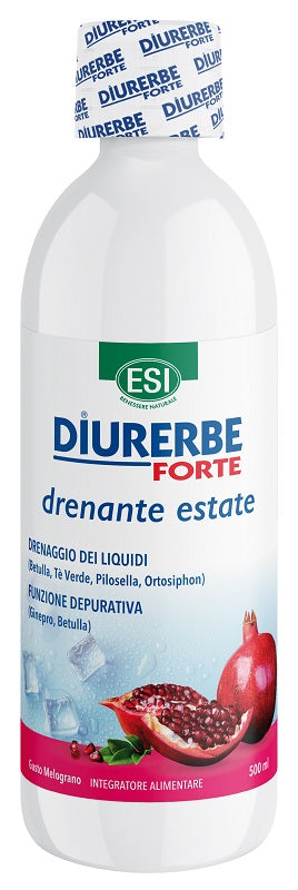 ESI DIURERBE FORTE DRENANTE ESTATE MELOGRANO 500 ML - ESI DIURERBE FORTE DRENANTE ESTATE MELOGRANO 500 ML