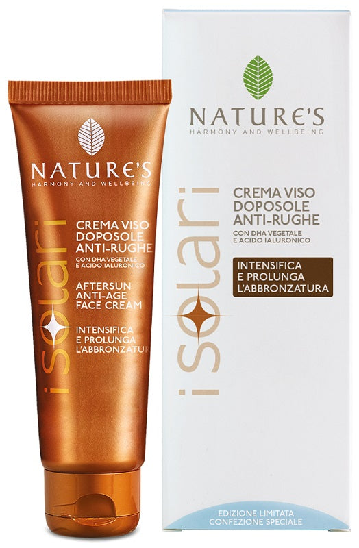 NATURE'S I SOLARI CREMA VISO DOPOSOLE ANTI-RUGHE 50 ML EDIZIONE LIMITATA - NATURE'S I SOLARI CREMA VISO DOPOSOLE ANTI-RUGHE 50 ML EDIZIONE LIMITATA