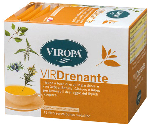 VIROPA DRENANTE TISANA 15 BUSTINE - VIROPA DRENANTE TISANA 15 BUSTINE