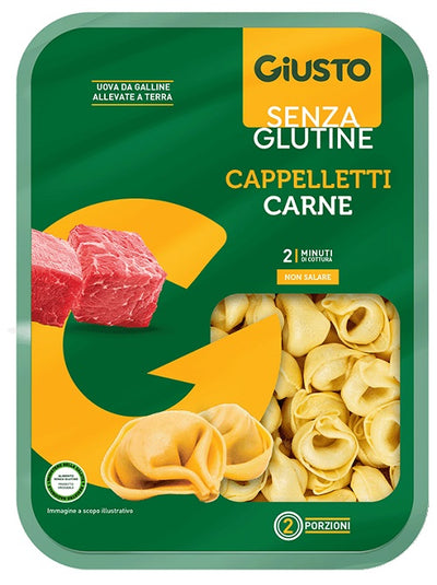 GIUSTO SENZA GLUTINE CAPPELLETTI DI CARNE 250 G