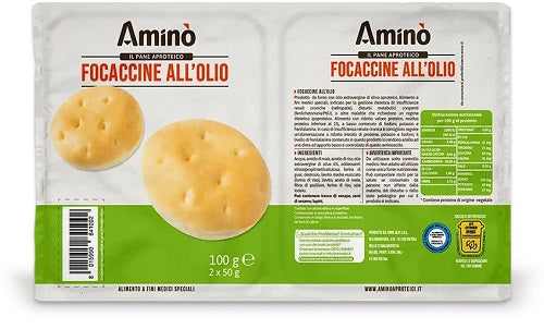 AMINO' FOCACCINE OLIO 100 G - AMINO' FOCACCINE OLIO 100 G