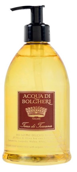 Acqua di Bolgheri Bio Sapone Mani viso Terre di Toscana 500ml