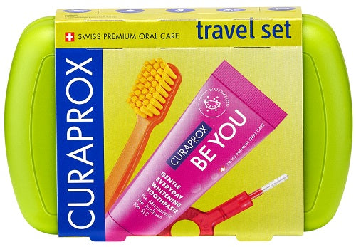 CURAPROX TRAVEL SET GREEN - CURAPROX TRAVEL SET GREEN