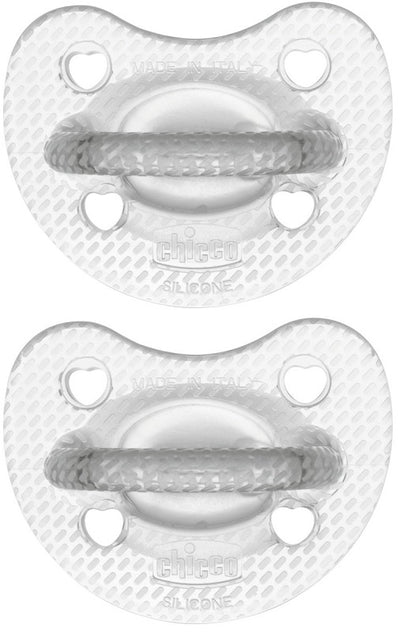 CHICCO GOMMOTTO SILICONE CRYSTAL 6-16 MESI 2 PEZZI