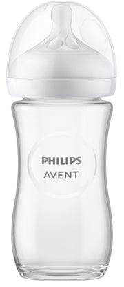 AVENT BIBERON NATURAL RESPONSE IN VETRO DA 240ML TETTARELLAFLUSSO 3