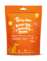 ZESTY PAWS ALLERGY & IMMUNITY 60 CHEWS SALMON