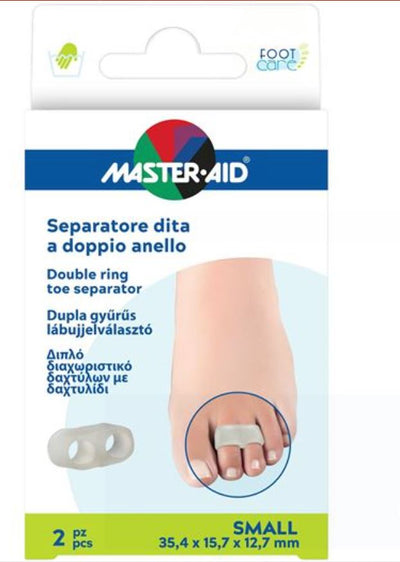 SEPARATORE DITA MASTER-AID FOOTCARE CON ANELLO DOPPIO LARGE2 PEZZI C11