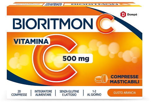 BIORITMON C 500MG VITAMINA C 20 COMPRESSE MASTICABILI - BIORITMON C 500MG VITAMINA C 20 COMPRESSE MASTICABILI