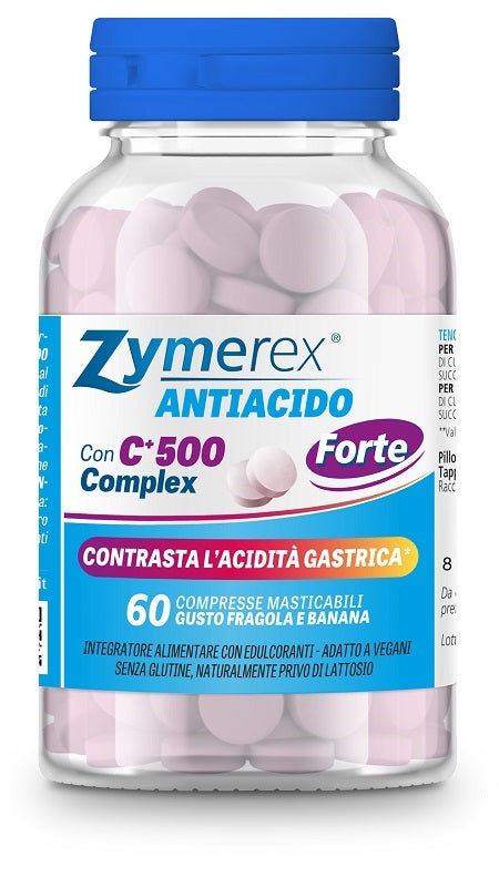 ZYMEREX ANTIACIDO FORTE 60 COMPRESSE MASTICABILI - ZYMEREX ANTIACIDO FORTE 60 COMPRESSE MASTICABILI