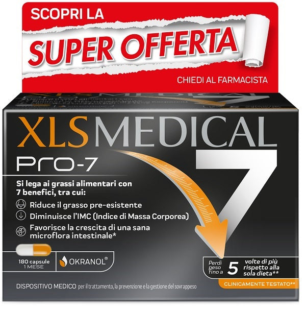 XLS MEDICAL PRO-7 180 CAPSULE TAGLIO PREZZO - XLS MEDICAL PRO-7 180 CAPSULE TAGLIO PREZZO
