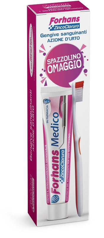 FORHANS DENTIFRICIO MEDICO + SPAZZOLINO