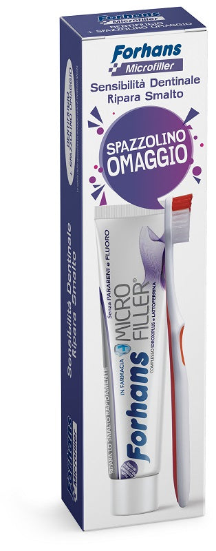 FORHANS DENTIFRICIO MICROFILLER + SPAZZOLINO - FORHANS DENTIFRICIO MICROFILLER + SPAZZOLINO