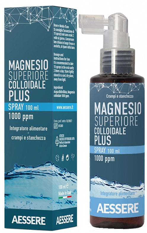 MAGNESIO SUPERIORE COLLOIDALE PLUS SPRAY 1000 PPM 100 ML - MAGNESIO SUPERIORE COLLOIDALE PLUS SPRAY 1000 PPM 100 ML