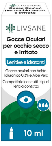GOCCE OCULARI OCCHIO SECCO E IRRITATO LIVSANE 10 ML