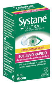 COLLIRIO LUBRIFICANTE SYSTANE ULTRA SENZA CONSERVANTI 10 ML