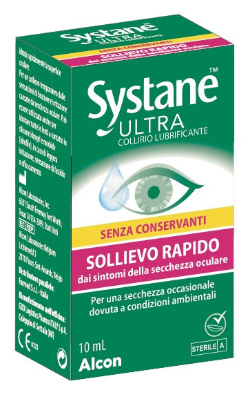 COLLIRIO LUBRIFICANTE SYSTANE ULTRA SENZA CONSERVANTI 10 ML