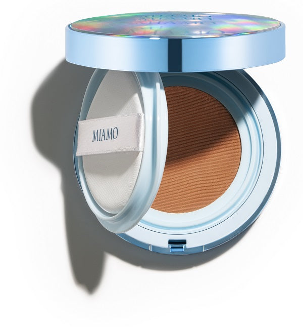 MIAMO Second Skin Mesh Fondotinta Cushion con SPF50 Colore Bronze 13,5g