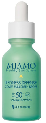 Miamo Redness Defense Cover Sunscreen Drops spf50+ Siero Viso Anti-Rossori 30 ml