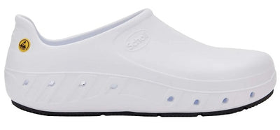 Scholl Ultragrip Shoe Eva Unisex White Sfoderato Suola Gomma N.36
