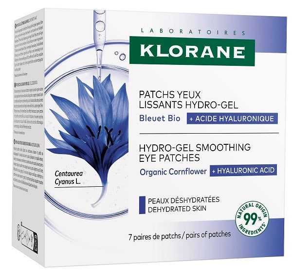 KLORANE BLEUET PATCH OCCHI LEV HYDRO-GEL 7 PEZZI DA 2 PATCH - KLORANE BLEUET PATCH OCCHI LEV HYDRO-GEL 7 PEZZI DA 2 PATCH