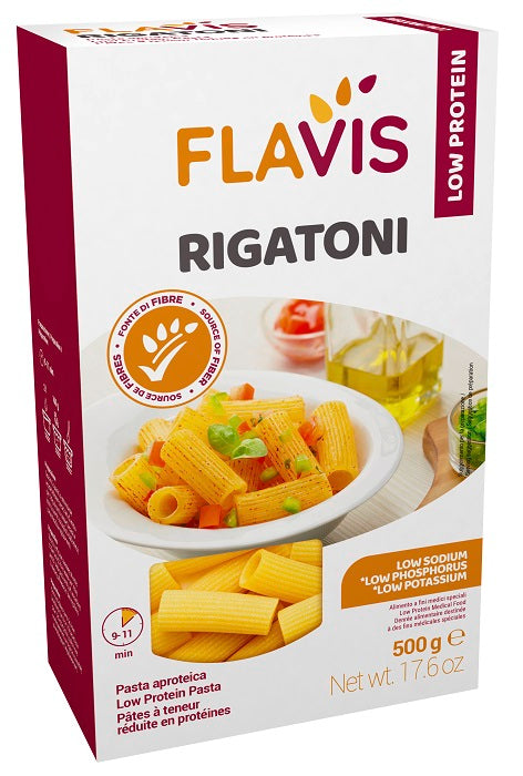 FLAVIS RIGATONI APROTEICI 500 G - FLAVIS RIGATONI APROTEICI 500 G