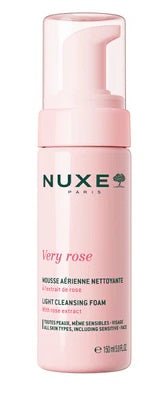 NUXE VERY ROSE LIGHT CLEANSING FOAM 150 ML - NUXE VERY ROSE LIGHT CLEANSING FOAM 150 ML