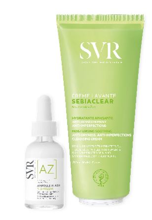 SEBIACLEAR SET AMPOULE FLASH 30 ML + CREME LAVANTE 200 ML - SEBIACLEAR SET AMPOULE FLASH 30 ML + CREME LAVANTE 200 ML