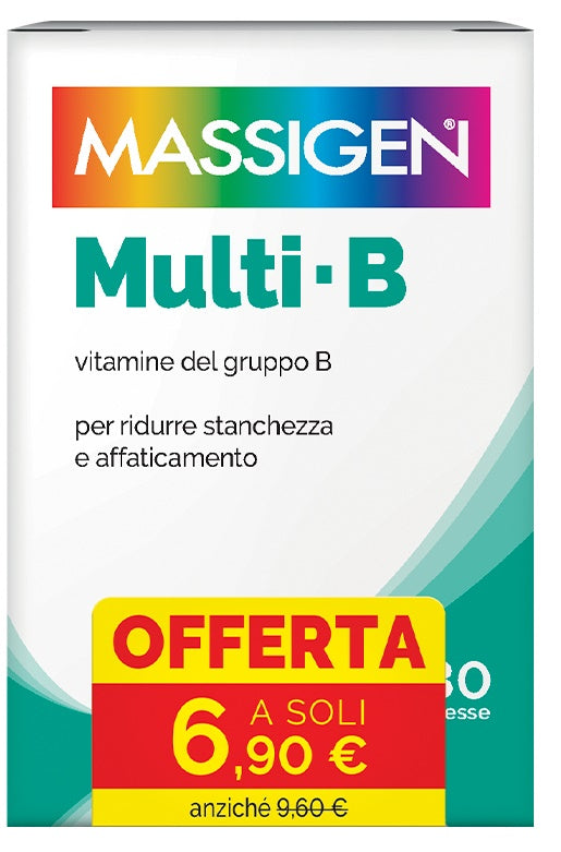MASSIGEN MULTI-B 30 COMPRESSE RIVESTITE DA 364 MG 6,90 E