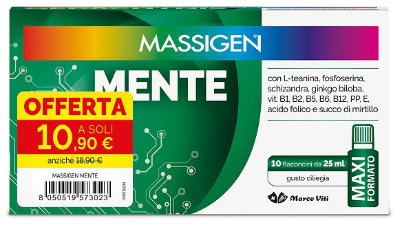 MASSIGEN MENTE 10 FLACONCINI DA 250 ML 10,90 E