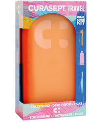 CURASEPT TRAVEL ARANCIO 1 SPAZZOLINO + 1 DENTIFRICIO 20 ML +3 PICKS